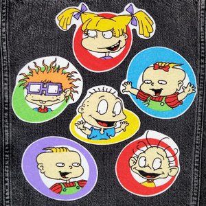 Rugrats Iron On Patches Fabric Motif Appliques